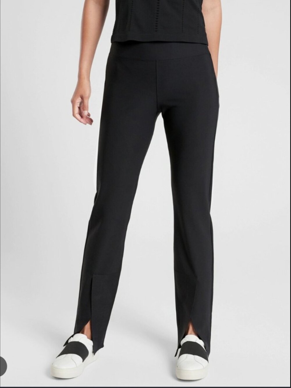 Athleta Women's Interstellar Tight Black Straight Slit Size 4